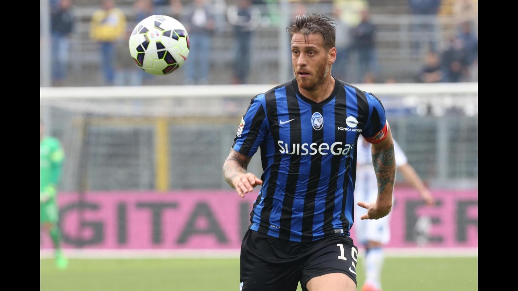 Rissa dopo Atalanta-Empoli, giudice: 5 turni di stop per Denis, una giornata a Tonelli
