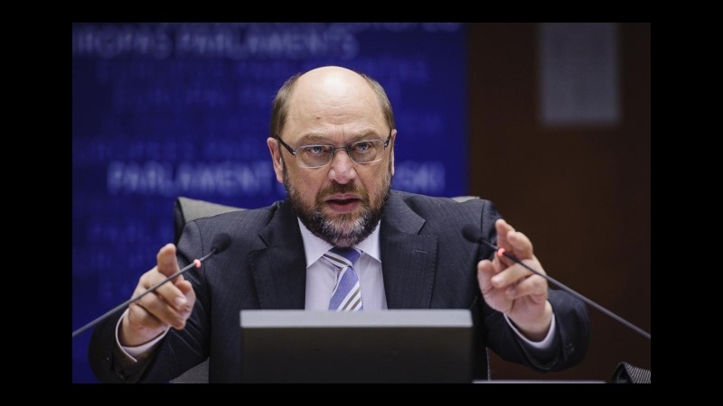 Immigrazione, Schulz: Non è fallimento Ue ma di alcuni governi