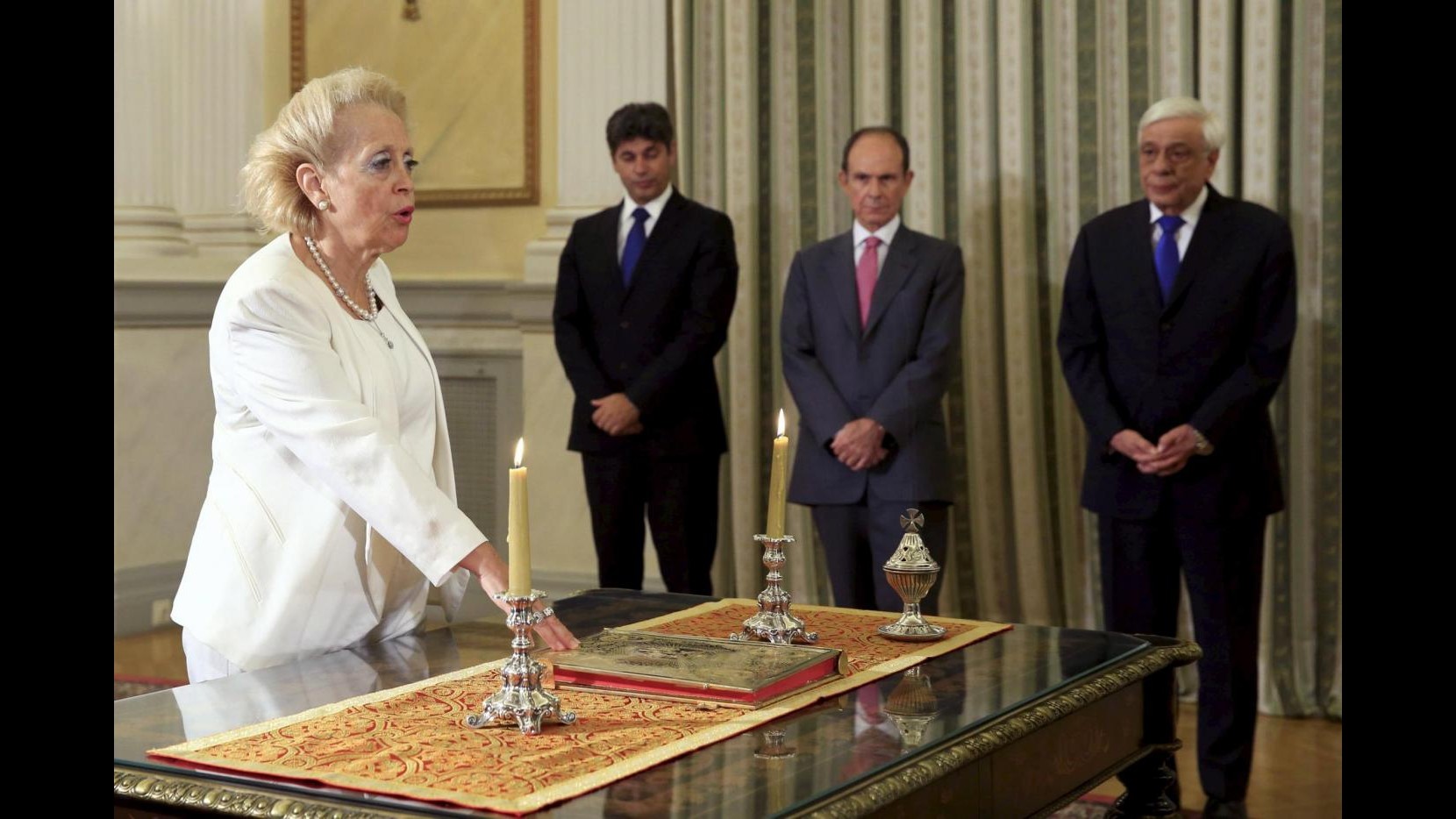 Grecia, la presidente della Corte suprema Thanou è il primo premier donna