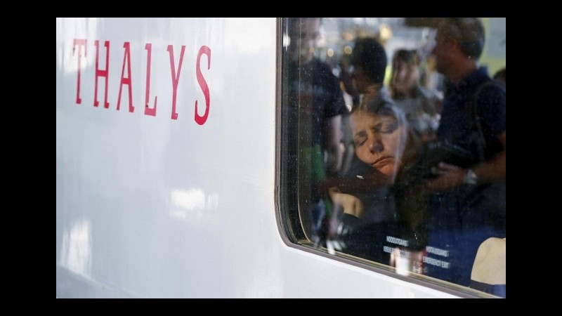 Spari sul treno Amsterdam-Parigi, perquisizioni in corso in Belgio