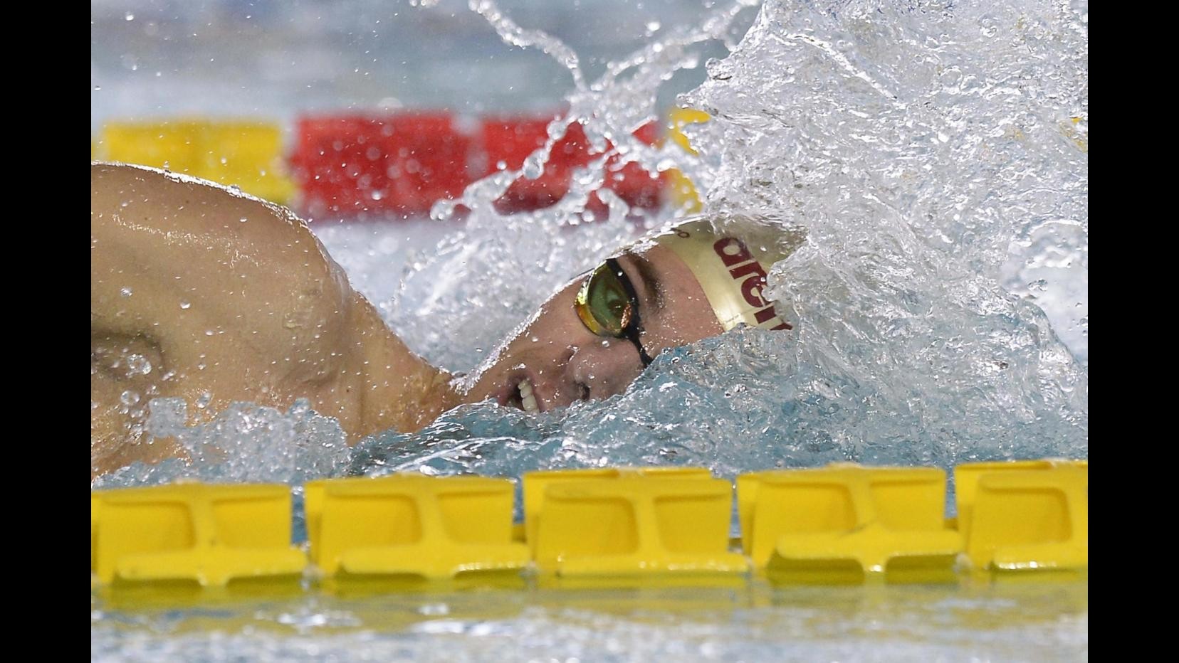 Nuoto, Assoluti: Paltrinieri super, miglior tempo mondiale dell’anno sui 1500 sl