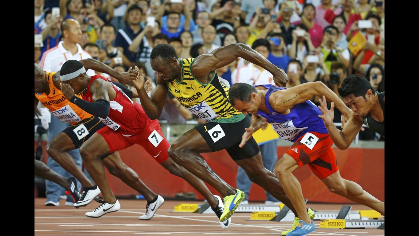 Atletica, Mondiali: Bolt, Gatlin, Gay e Powell in finale 100m