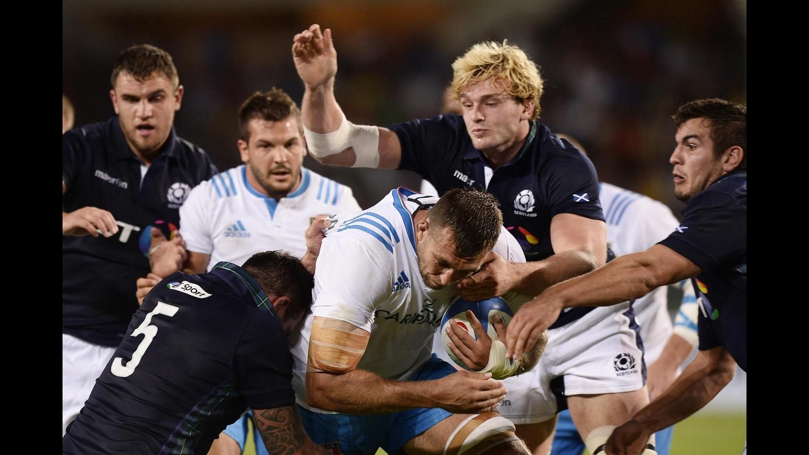 Rugby, test match: Italia sconfitta da Scozia 16-12