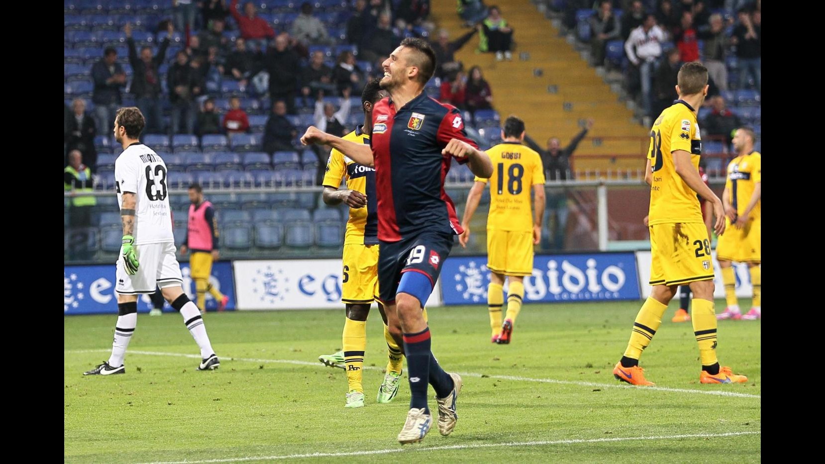 Serie A, Genoa stende Parma nel recupero e si candida ad un posto in Europa