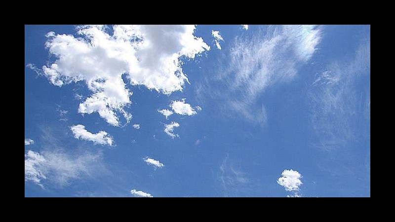 Meteo, weekend prevalenemente soleggiato ma caldo senza eccessi