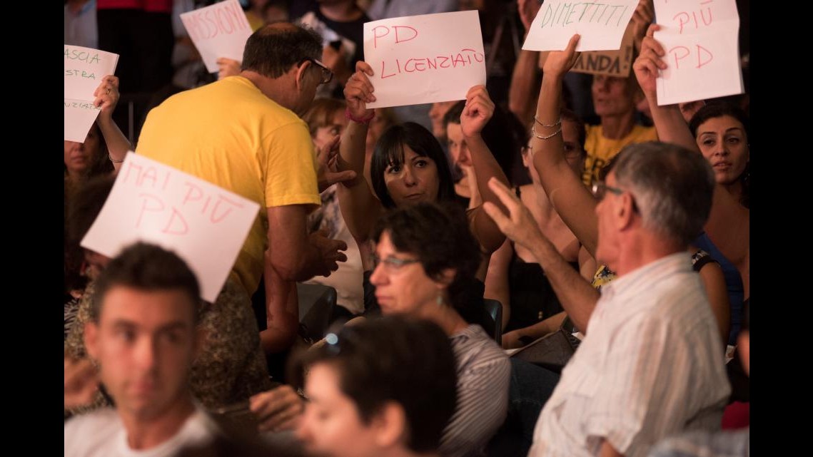 Giannini contestata alla festa dell’Unità, docenti: No propaganda, dimettiti