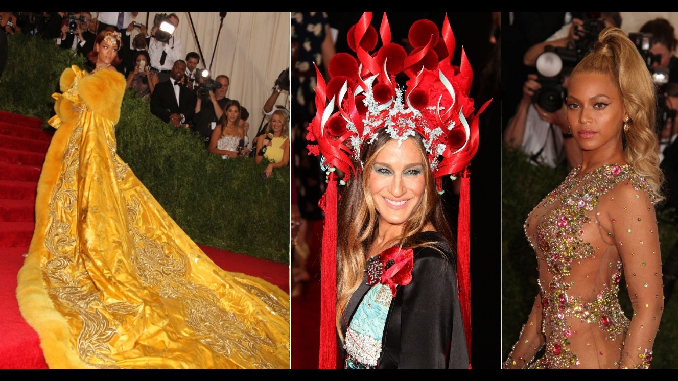 Fiamme, oro e trasparenze: stravaganze da star al Met Gala di New York