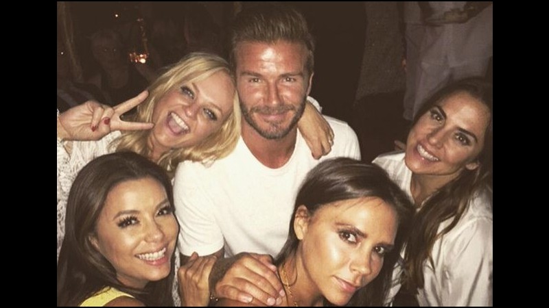 Beckham festeggia 40 anni in Marocco, con lui Spice Girls al completo