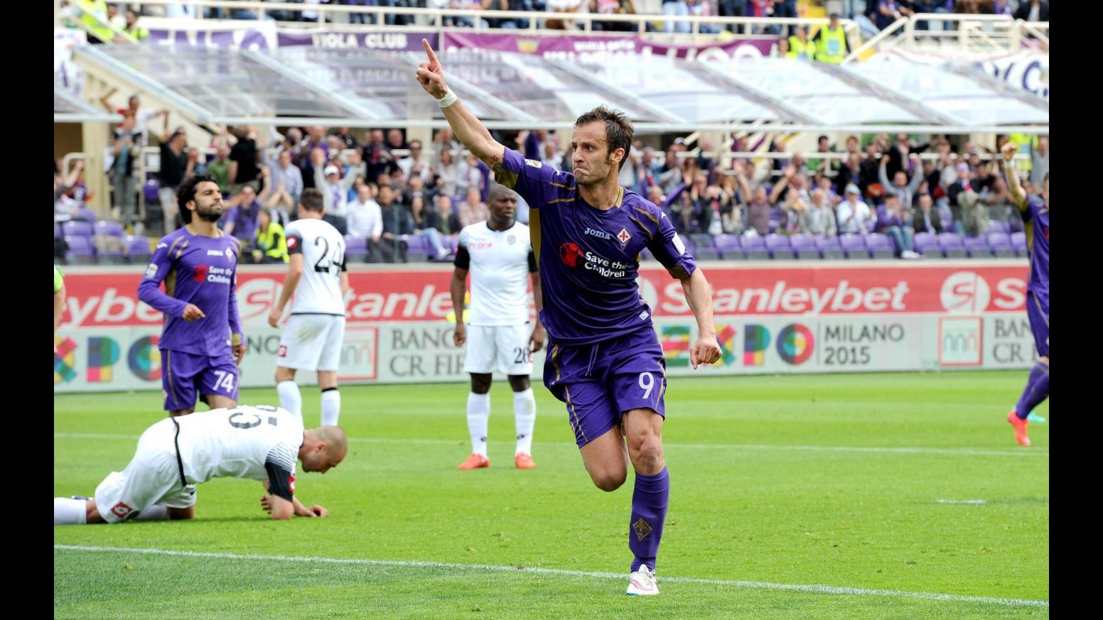 Serie A, riscatto Fiorentina: Cesena ko 3-1 al Franchi con doppietta di Ilicic
