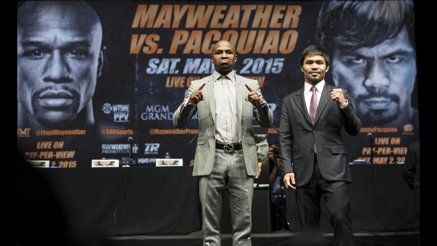 Boxe, tutto pronto a Las Vegas per la sfida del secolo Mayweather-Pacquiao