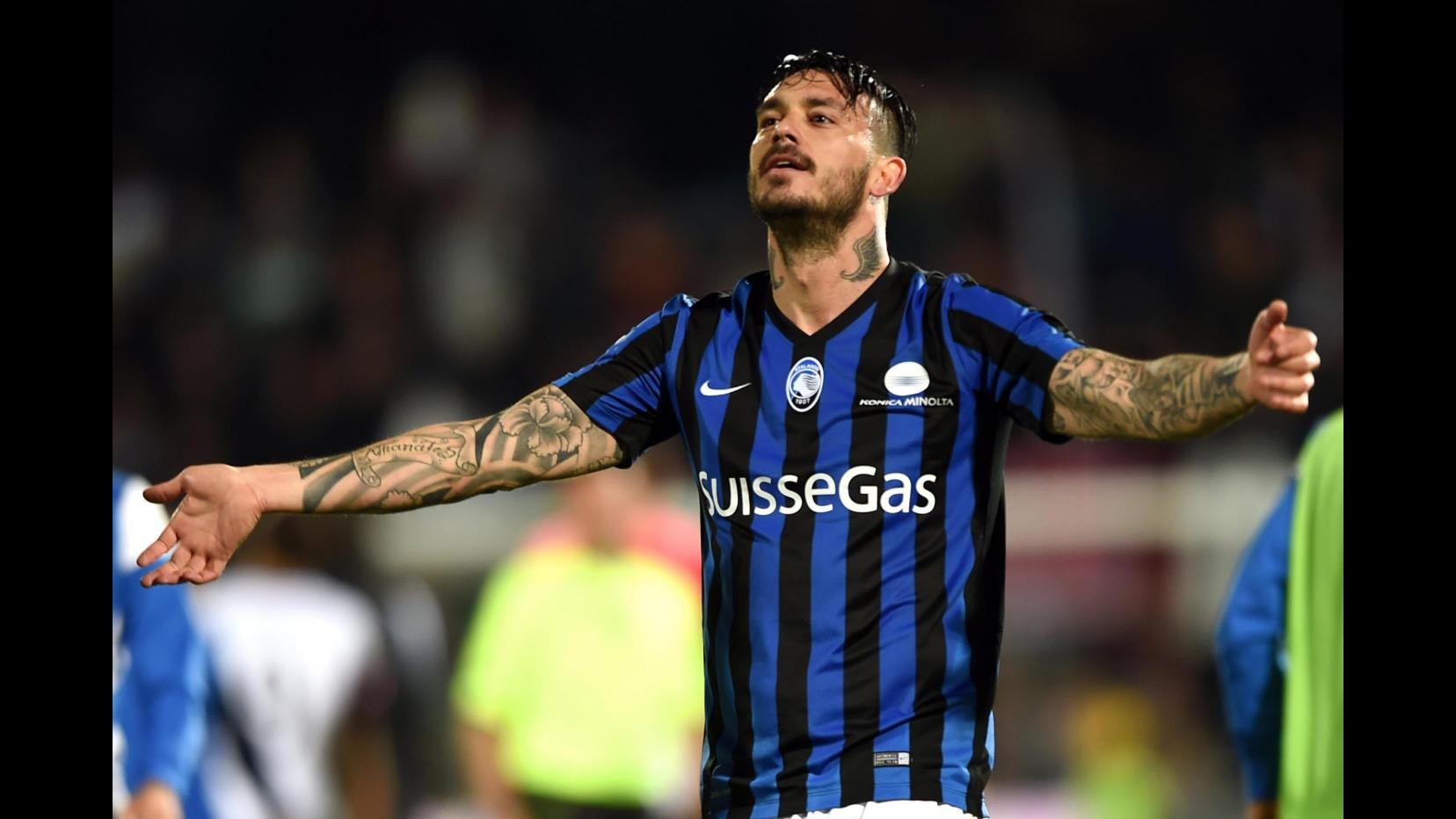 Serie A, super Pinilla: Cesena-Atalanta 2-2. Chievo batte Cagliari ed è salvo