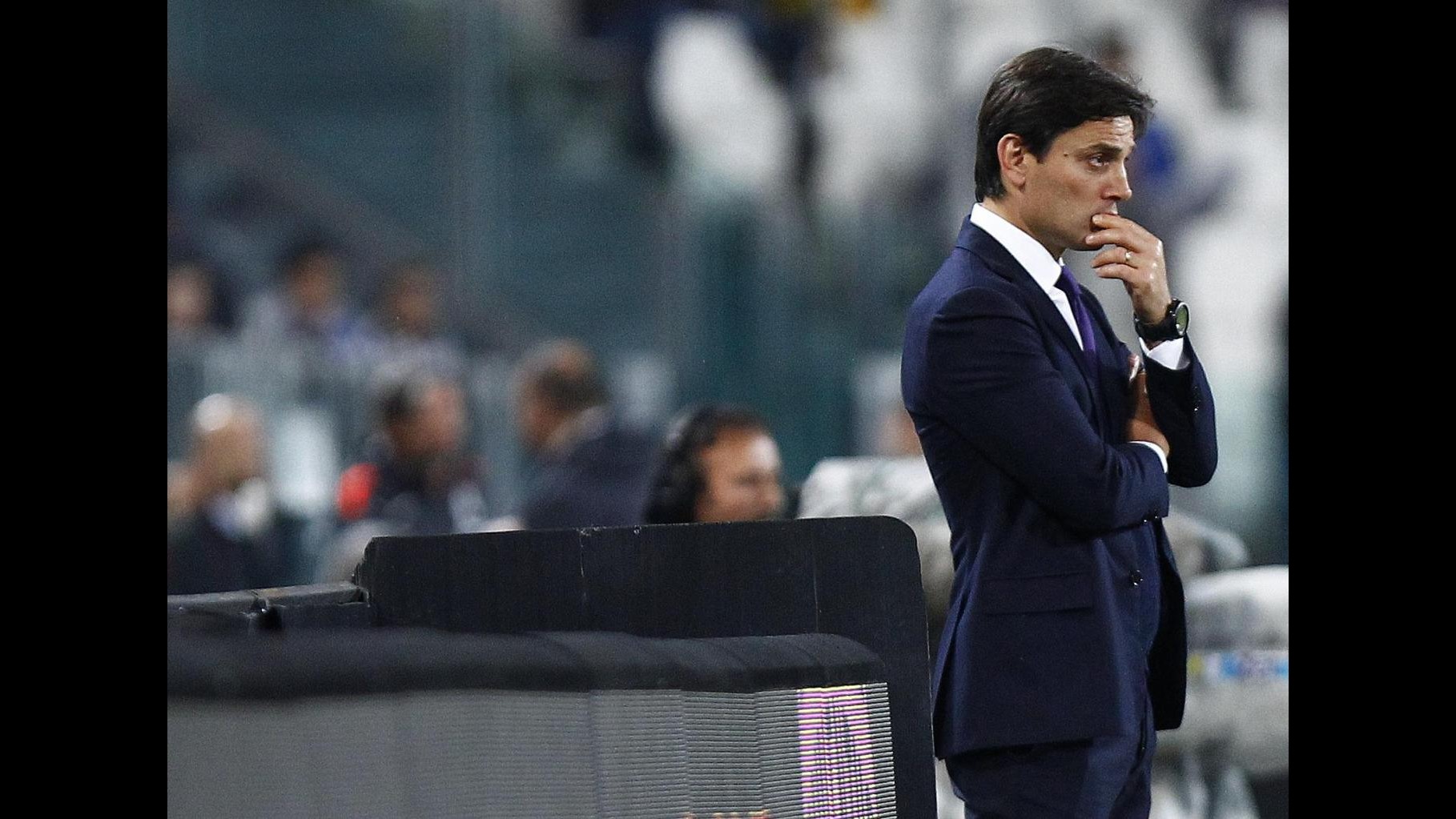 Calcio, Montella: Fiorentina non è stata inferiore a Juventus