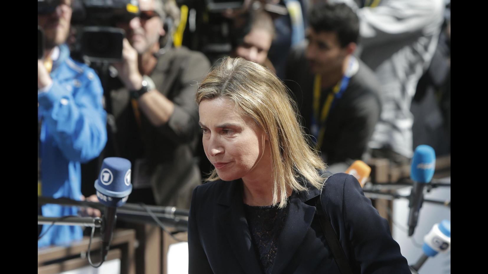 Sbarchi, Mogherini: Lavoreremo con Libia, serve cornice legalità