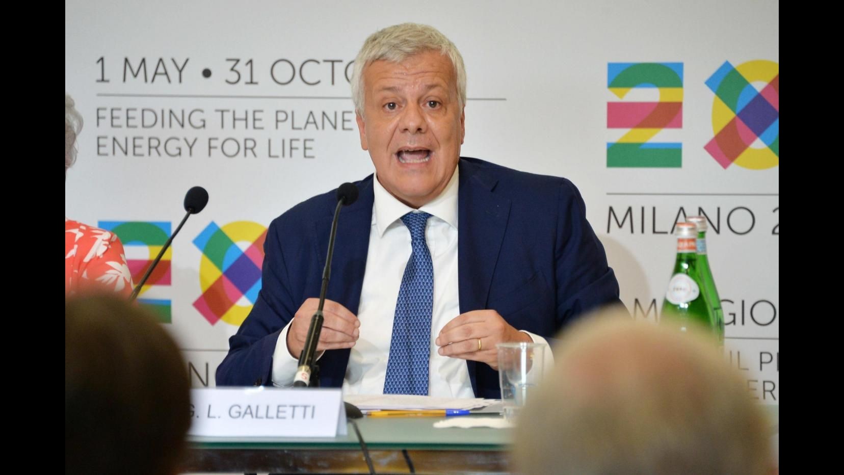 Expo, ministro Galletti: intervento dissesto idrogeologico è in corso, ma troppi ritardi