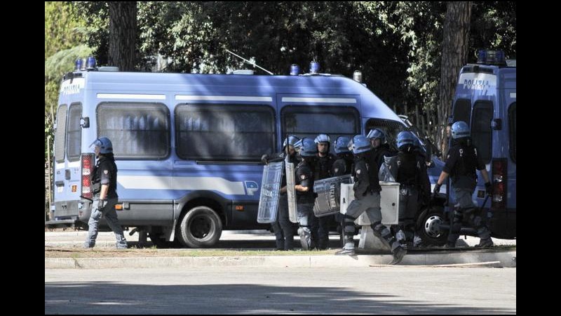 Roma-Juventus: polizia presidia Olimpico e caselli autostradali
