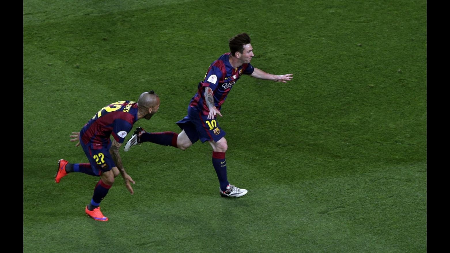 Calcio, Barcellona vince anche Coppa del Re: super Messi stende il Bilbao, Juve avvisata