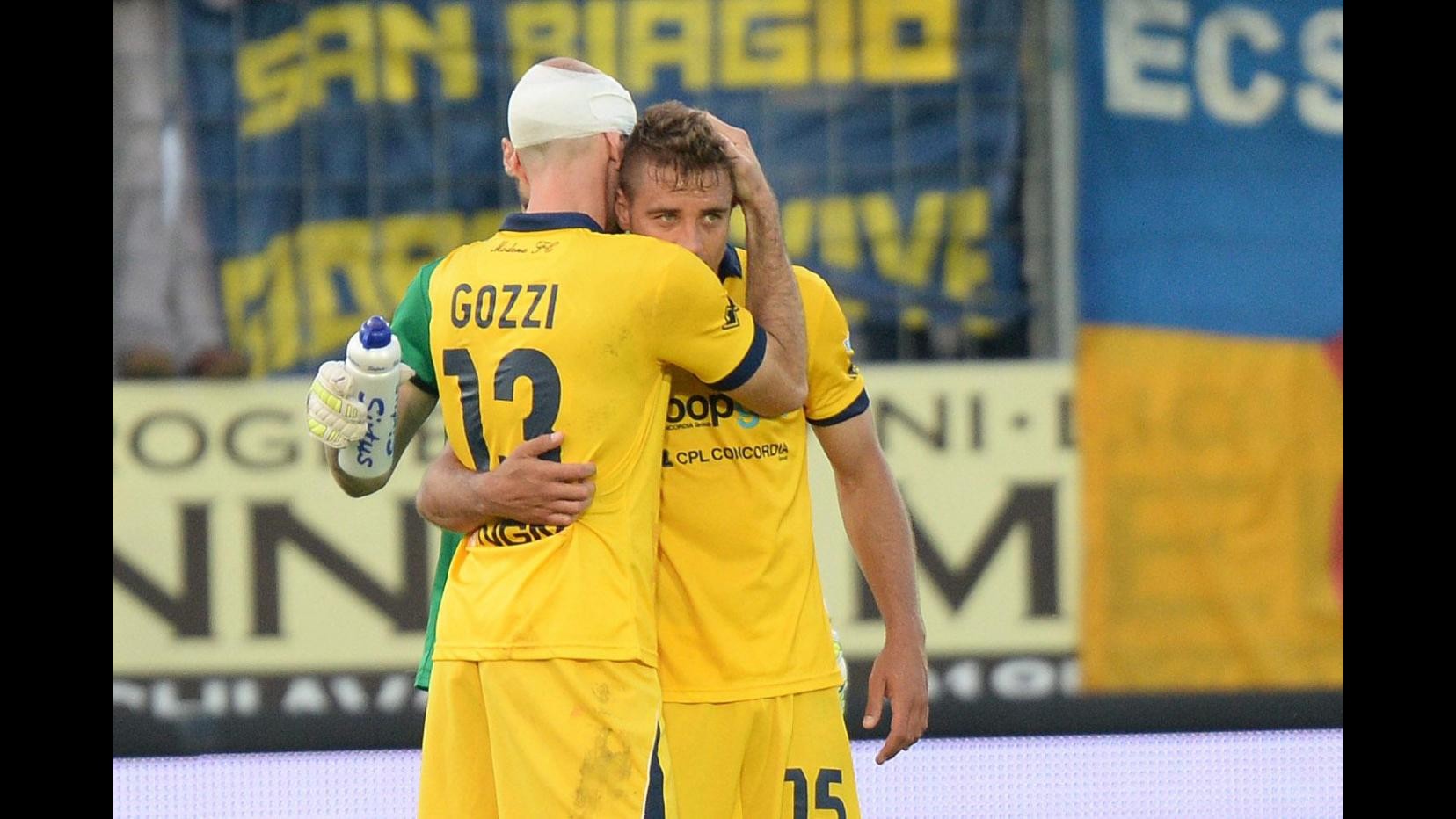 Serie B, playout: Virtus Entella-Modena 2-2 nell’andata