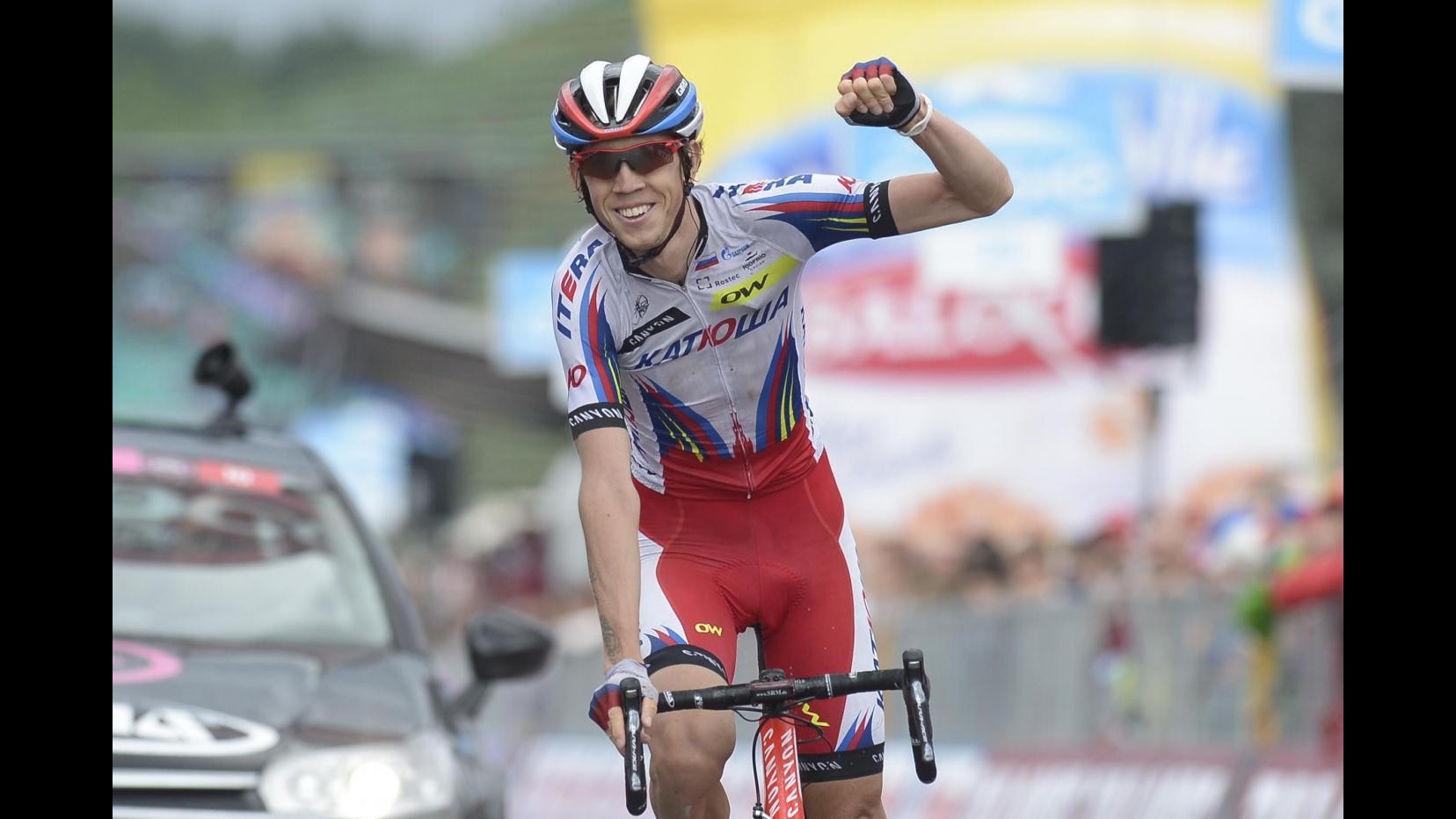Giro d’Italia, russo Zakarin trionfa ad Imola. Contador mantiene la maglia rosa