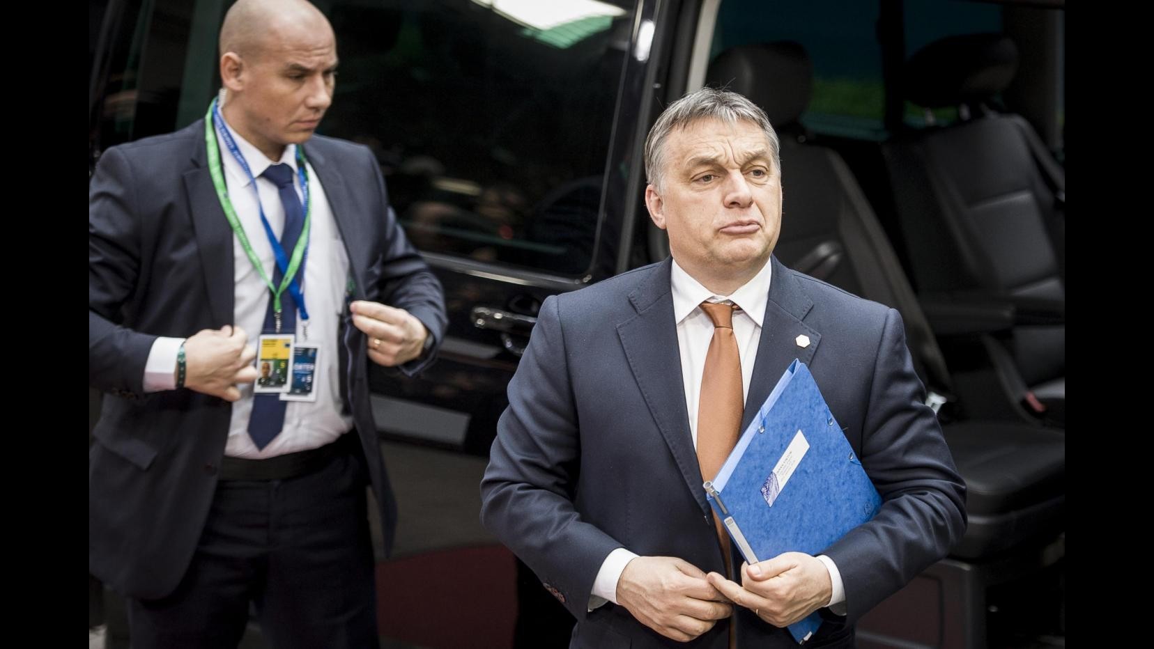 Sbarchi, Orban: Quote sono proposta assurda e folle