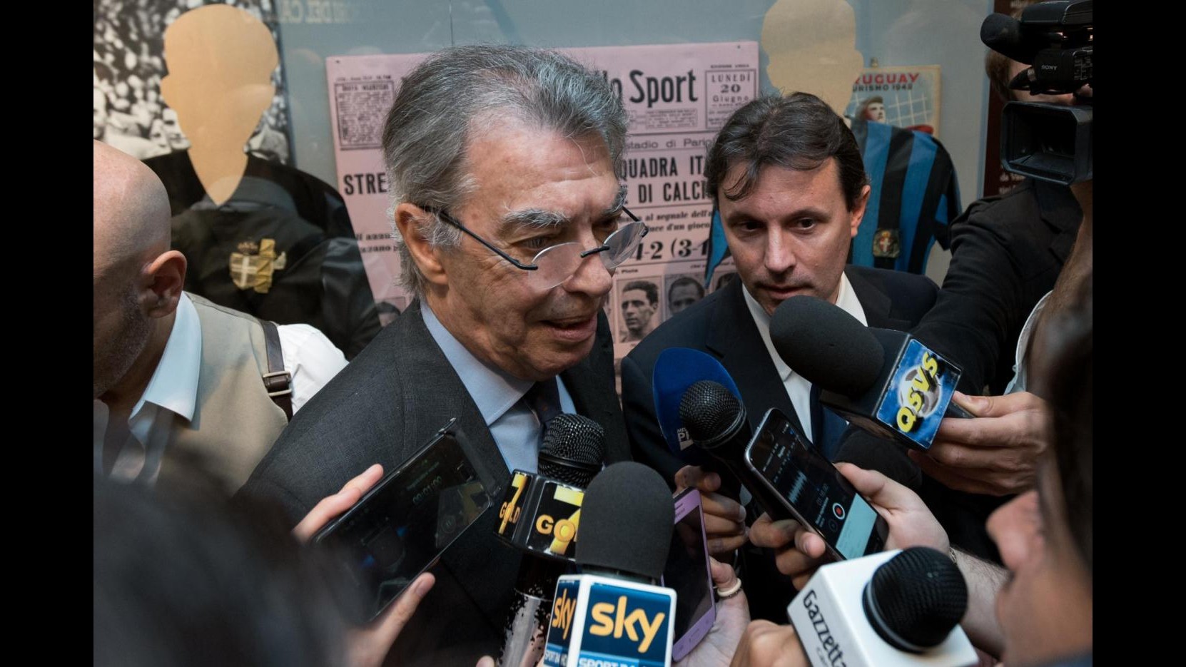 Inter, Moratti: Mancini forse si aspettava di più dalla squadra. La Juve? Ha forte carattere