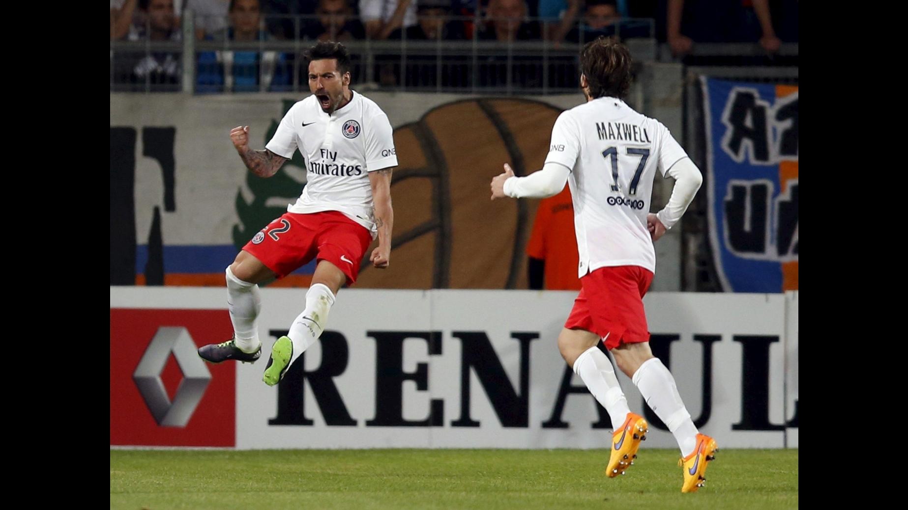 Ligue 1, Psg espugna Montpellier ed è campione di Francia per la terza volta di fila
