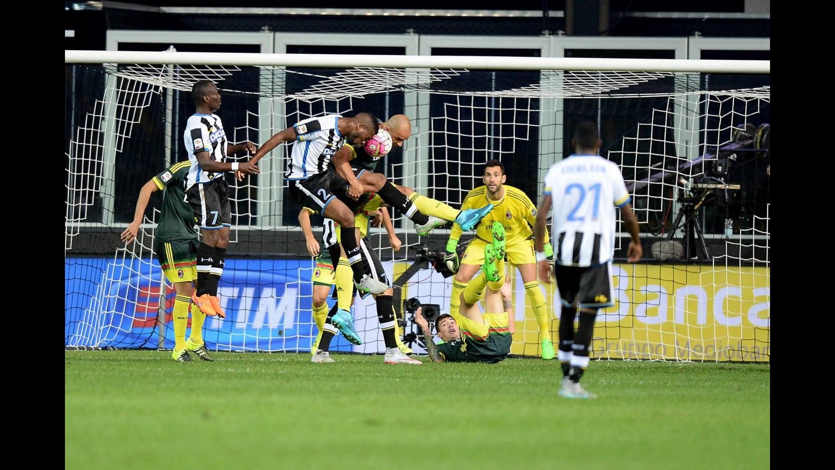 Il tabellino di Udinese-Milan 2-3