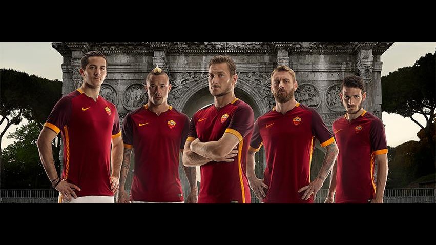 La Roma svela le nuove maglie Nike ispirate alle armature dei centurioni