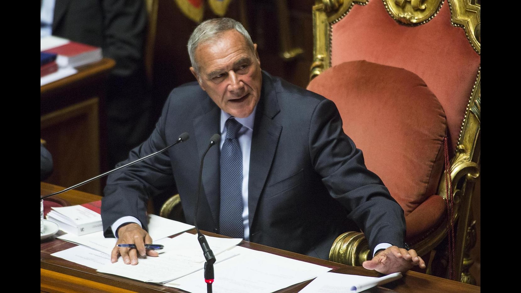 Riforme, Grasso: No uso strumentale Costituzione Boschi: coniugare rappresentatività a decisione