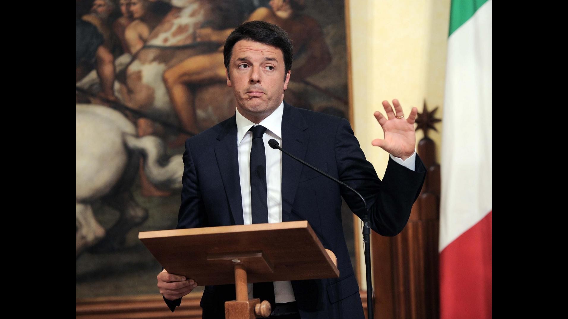 Renzi: Italia parte della soluzione, non bastano 150mila posti di lavoro del Jobs Act