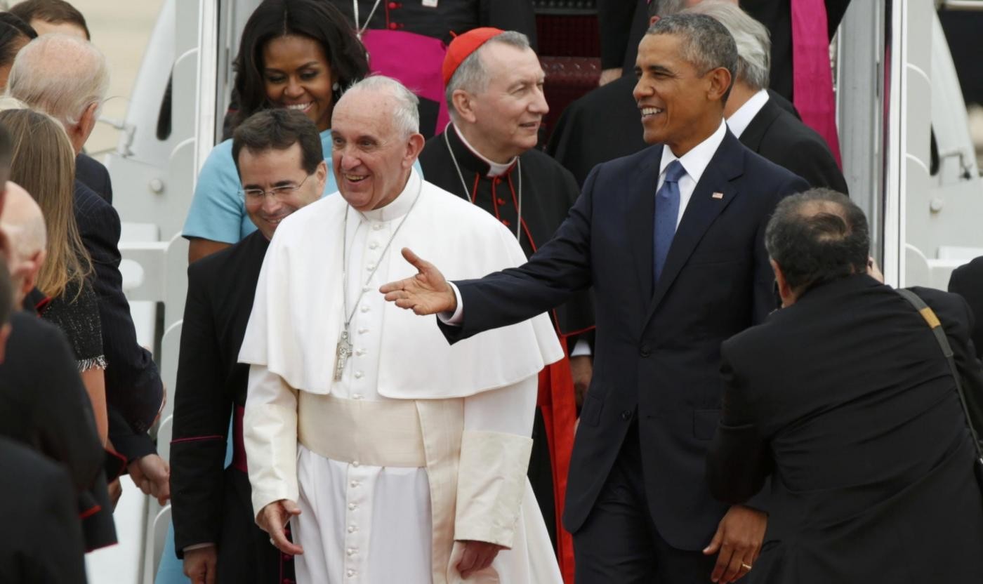 Papa lascia Cuba con ‘rivoluzione della tenerezza’. In Usa lo accoglie Obama