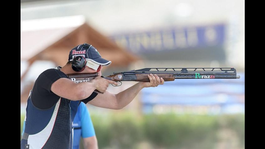 Baku 2015, Antonino Barillà argento nel double trap