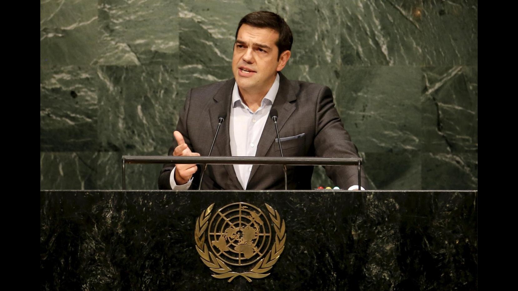 Dopo l’intervento all’Onu, a spasso con Alexis Tsipras per le strade di New York