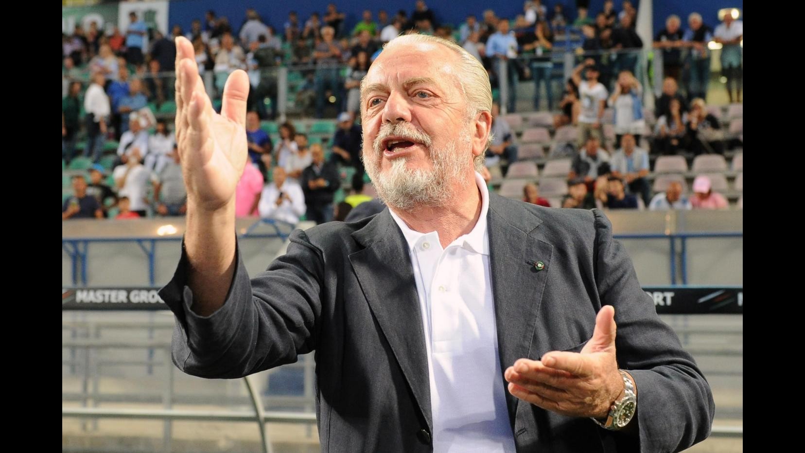 De Laurentiis: Stadio? Non tutti sono dalla parte del Napoli