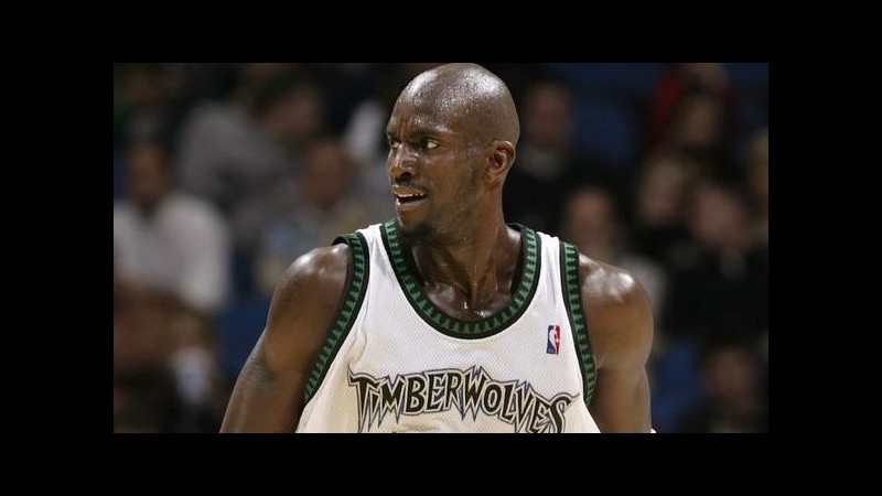 Nba, accordo biennale per Garnett con i Timberwolves