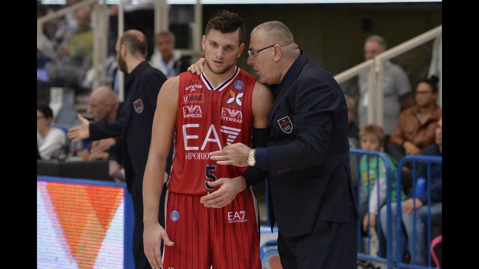 Basket, Serie A: Trento-Milano 80-73 nel posticipo