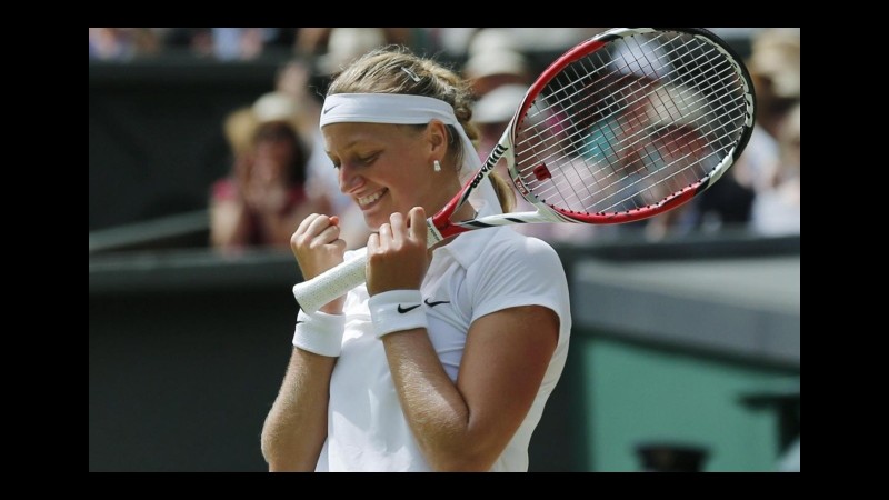 Tennis, Wimbledon: esordio ok per campionessa in carica Kvitova