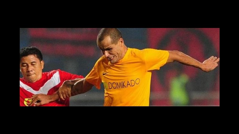 Rivaldo torna a segnare, gol nella partita giocata con il figlio