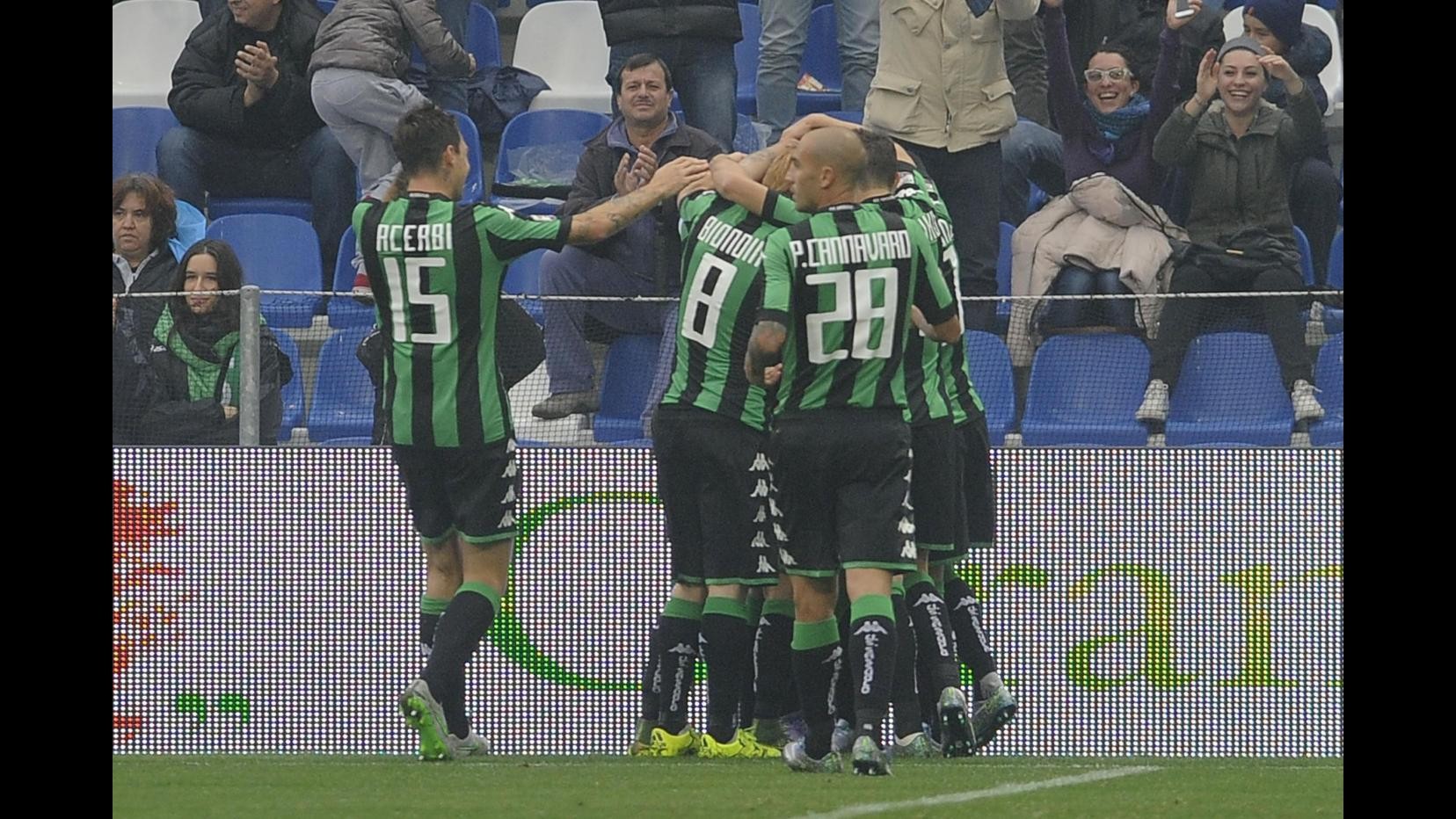 Serie A, Sassuolo riprende la marcia: Lazio sciupona ko 2-1