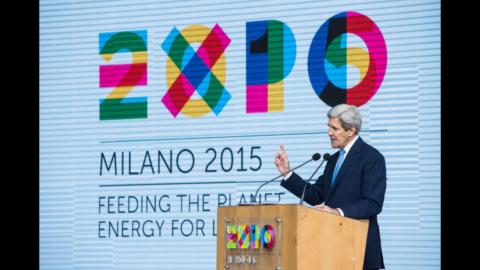 Kerry a Expo: Rapporti Italia-Usa mai così forti. E cita Leonardo