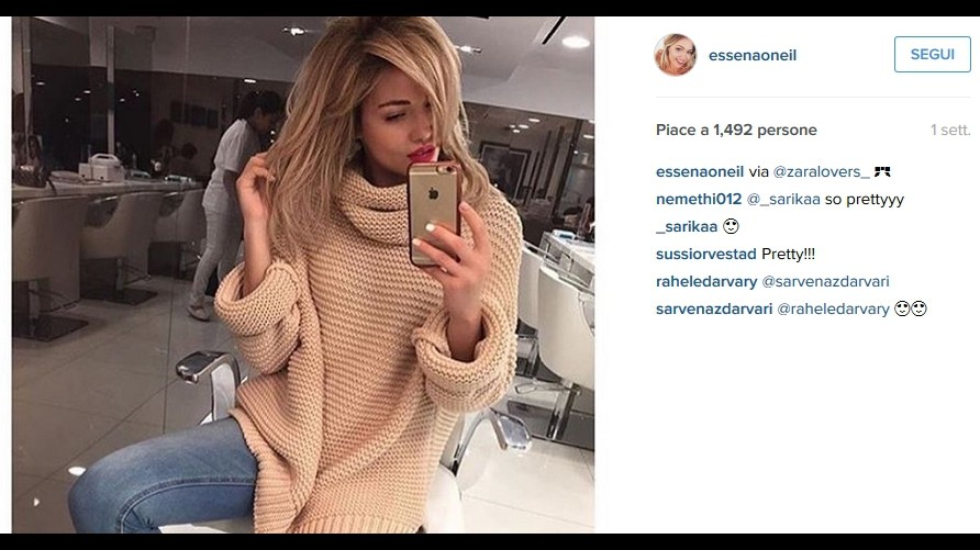 Essena, la modella pentita: La mia falsa vita su Instagram
