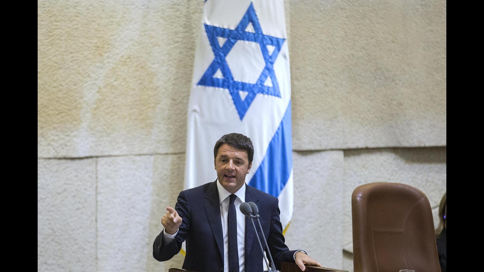 Renzi in visita alla Knesset: Israele ha il dovere di resistere anche per i miei figli