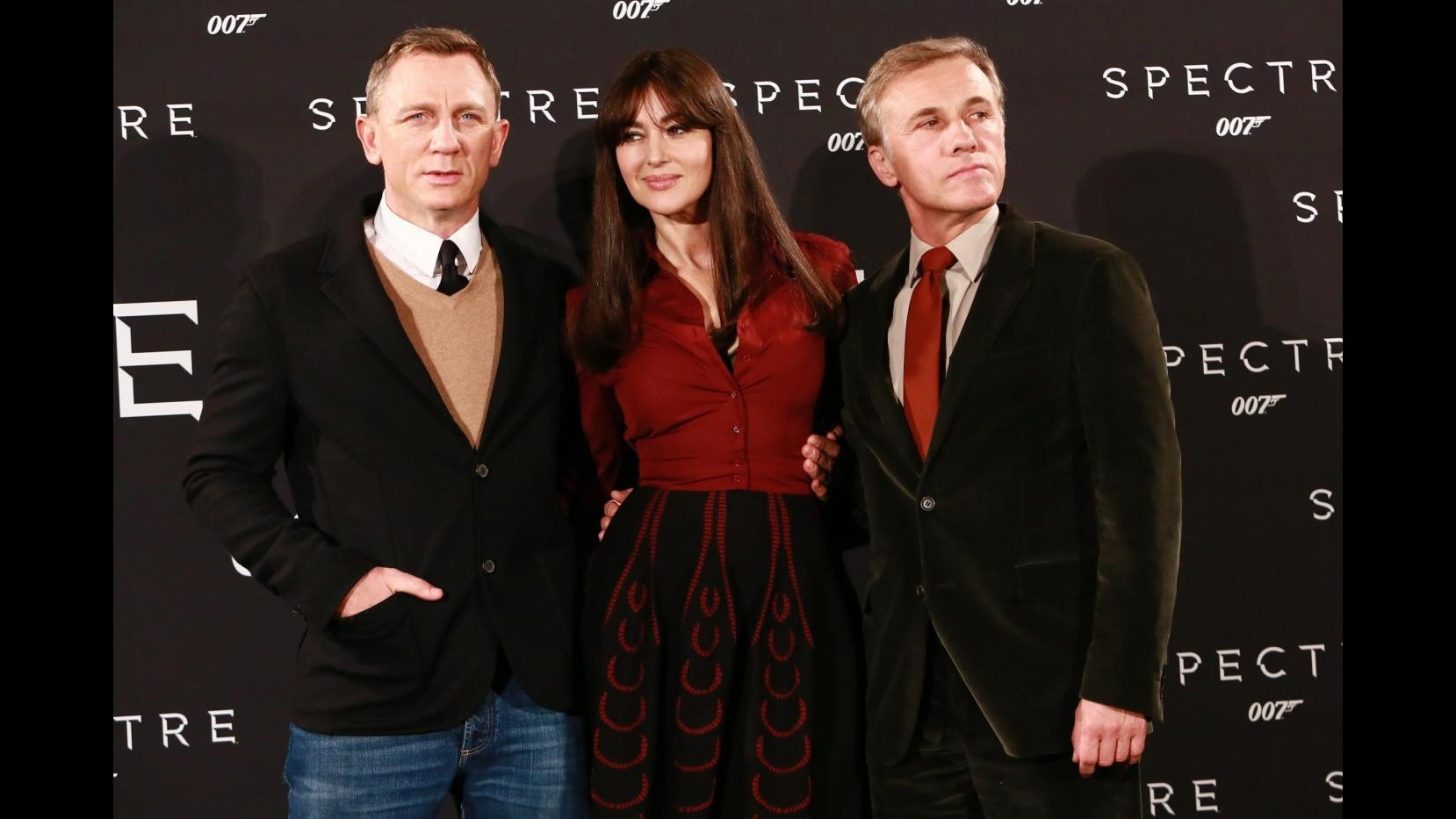 Spectre, a Roma l’ultimo Bond. Red carpet con Craig e Bellucci