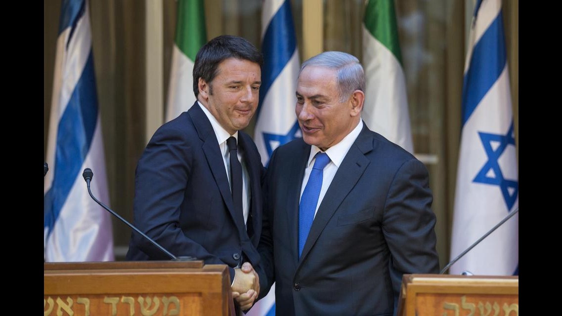 Renzi: Posizioni diverse su Iran ma sulla sicurezza di Israele nessun compromesso