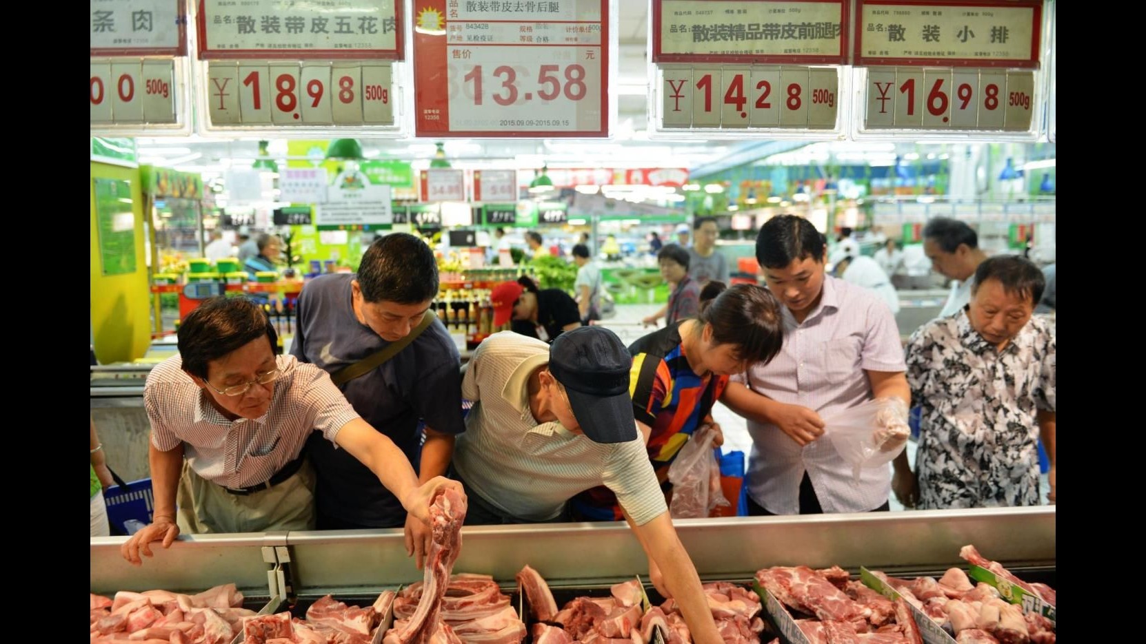 Cina, inflazione ad ottobre in frenata all’1.3% annuo