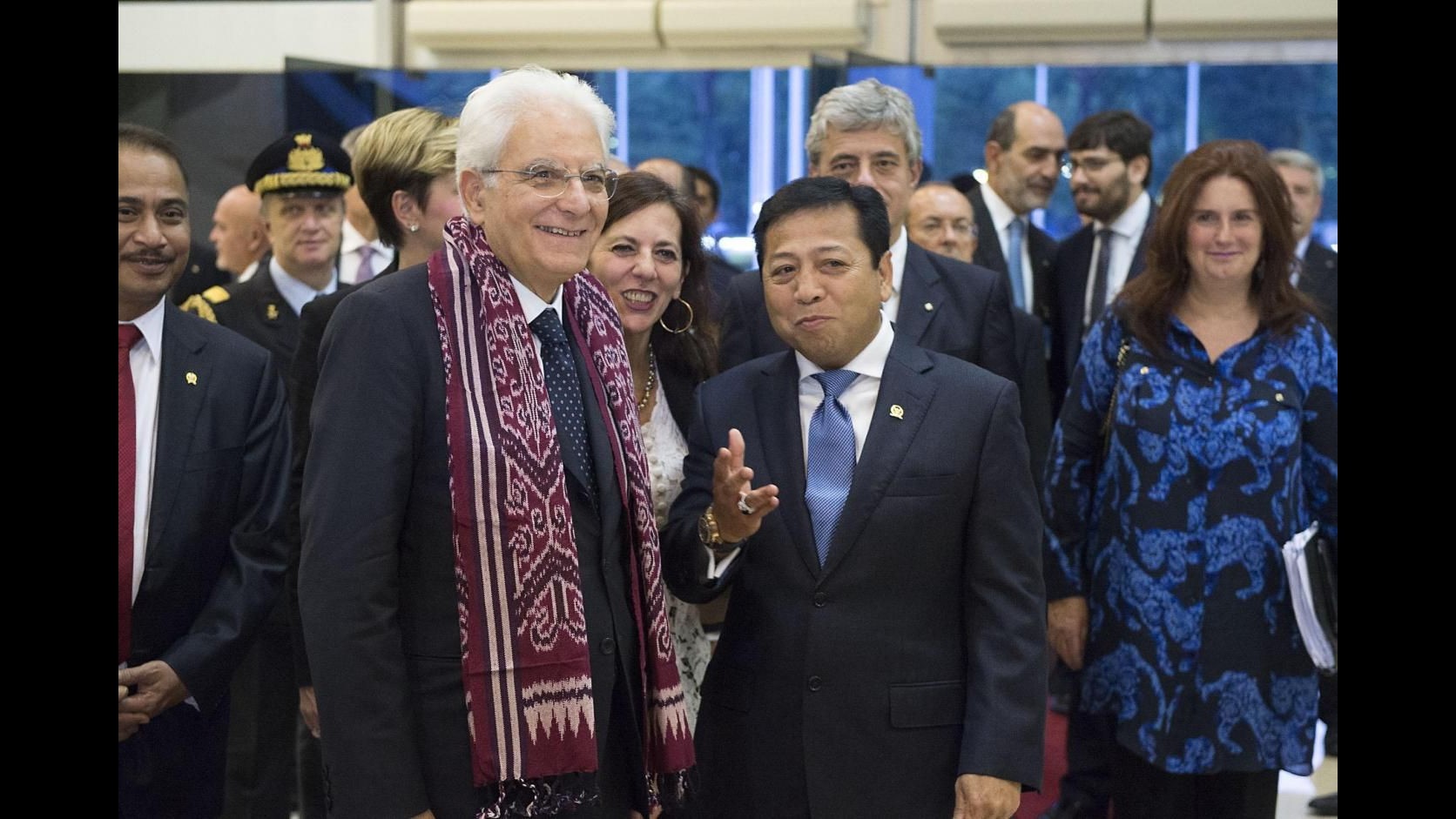 Terrorismo, Mattarella: Italia e Indonesia non sono immuni