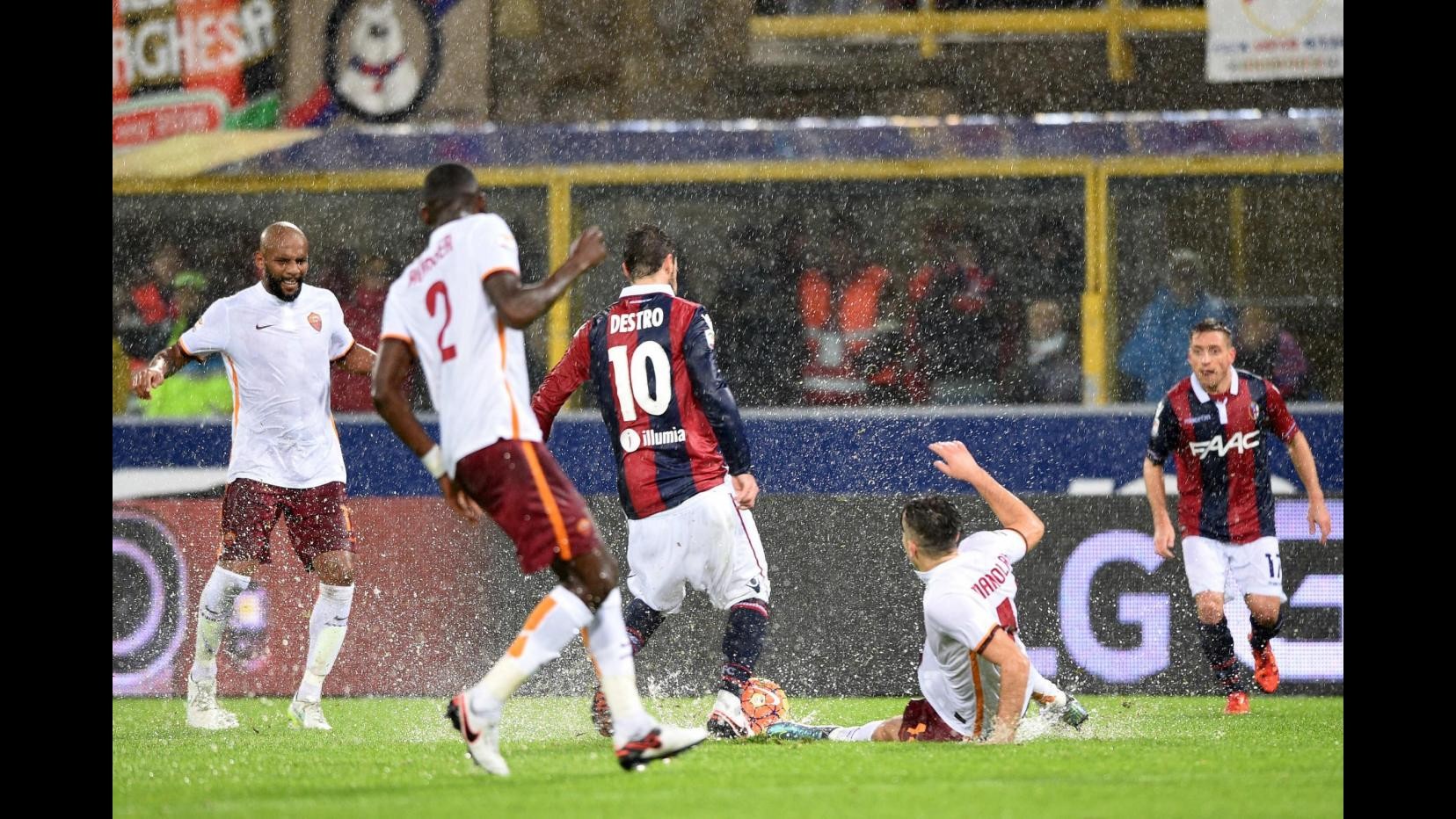 Serie A, pari di rigore al Dall’Ara: Bologna-Roma 2-2 nell’anticipo