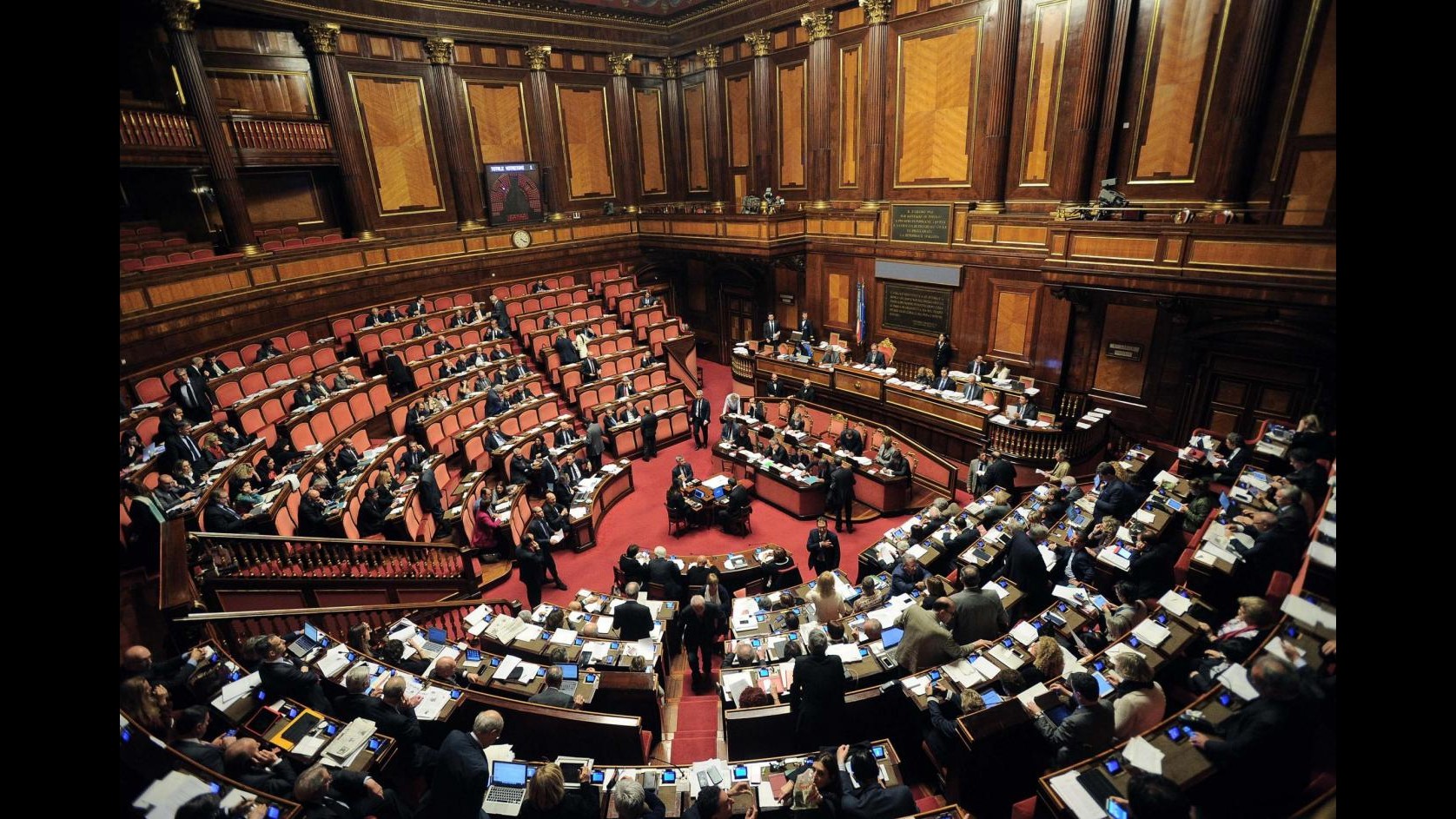 L.Stabilità, Senato ok a fiducia: 164 sì, 116 no e 2 astenuti