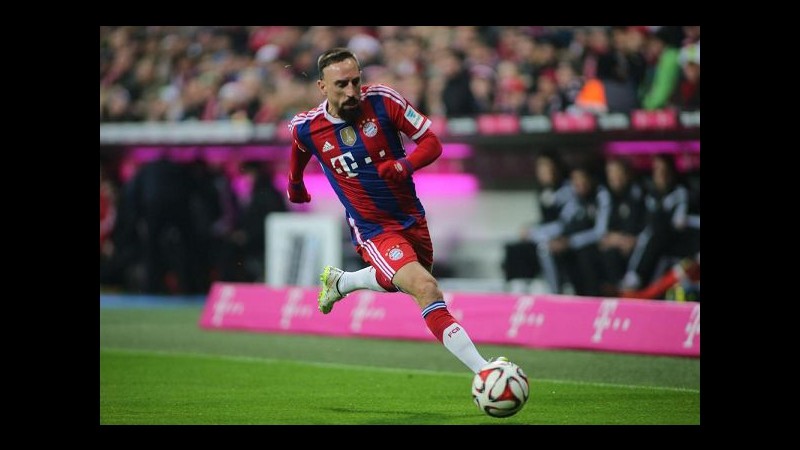 Calcio, media tedeschi: Bayern Monaco, Ribery out due mesi
