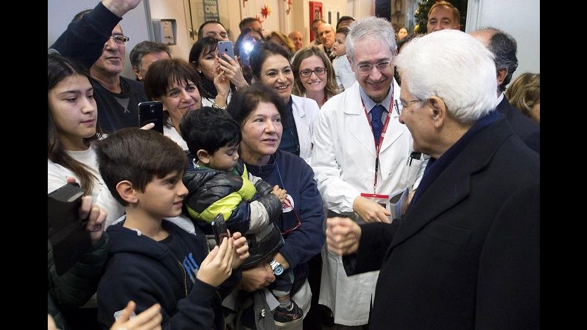 Sanità, Mattarella: Vedere bambino guarito è più grande ricompensa