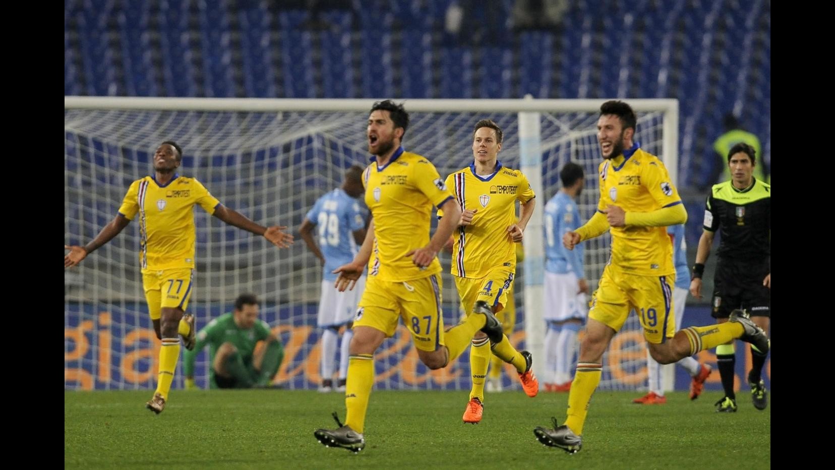 Serie A, Zukanovic replica a Matri nel recupero: Lazio-Sampdoria 1-1